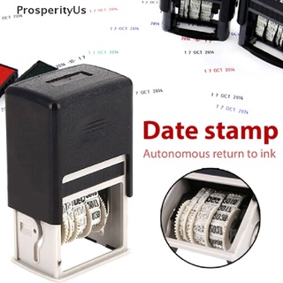 [ProsperityUs] ตราประทับวันที่ ทรงกระบอก ภาษาอังกฤษ DIY 4 มม.