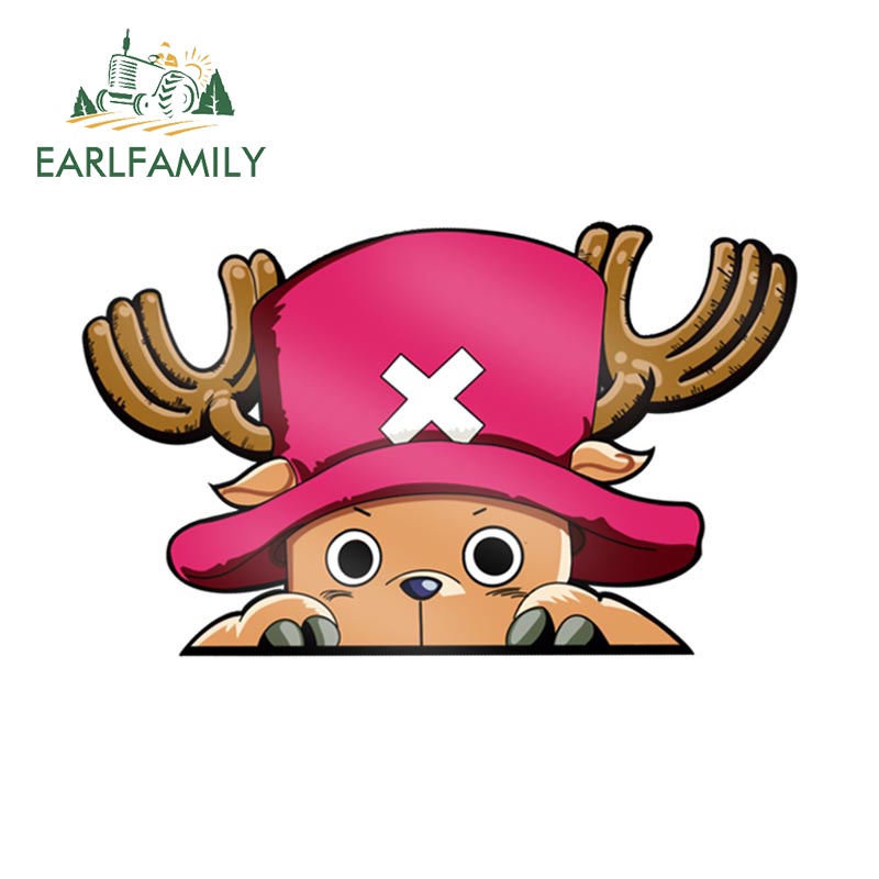 Earlfamily สติกเกอร์ ลายอนิเมะ ONE PIECE JDM 13 ซม. x 8 ซม. สําหรับติดตกแต่งรถยนต์ แล็ปท็อป รถจักรยานยนต์ - รูปที่ 7