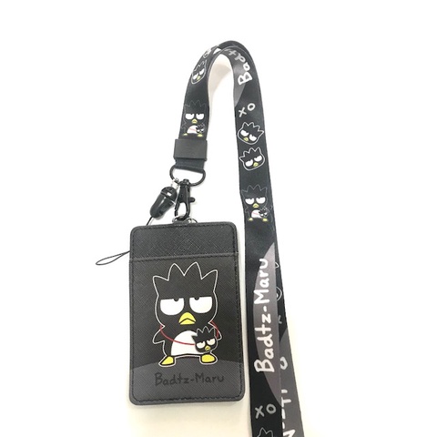 BAD BADTZ XO สายคล้องคอ สายคล้องบัตร ที่ใส่บัตร  พร้อมสายคล้องคอ ลาย BADTZ XO งานดี  สำหรับ บัตร 6×8 cm  MNN ราคา ถูกที่สุด ดีลบีเคเค แกลเลอรีภาพที่ 4