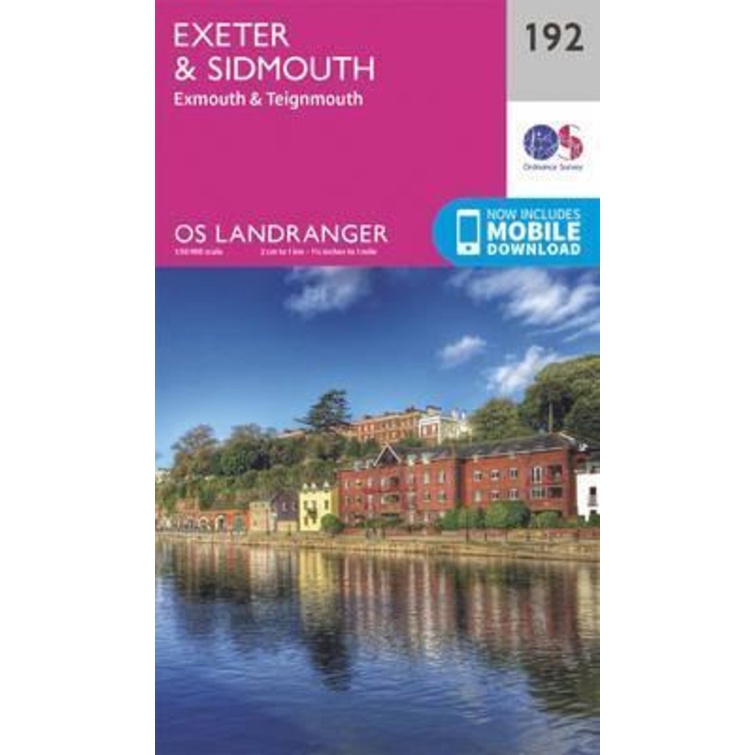 Exeter & Sidmouth, Exmouth & Teignmouth by Ordnance Survey (ฉบับสหราชอาณาจักร ปกอ่อน)