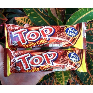 TOP Triple CHOC  EXTRA - LARGE รสช็อกโกแลต ข้าวพอง คาราเมล ขนาด 45 กรัม