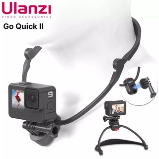 Ulanzi Go-quick II Neck Hold Mount for GoPro Hero 10 9 8 Max 7 6 5 insta360 First-Person View Magnetic Vlog Accessories