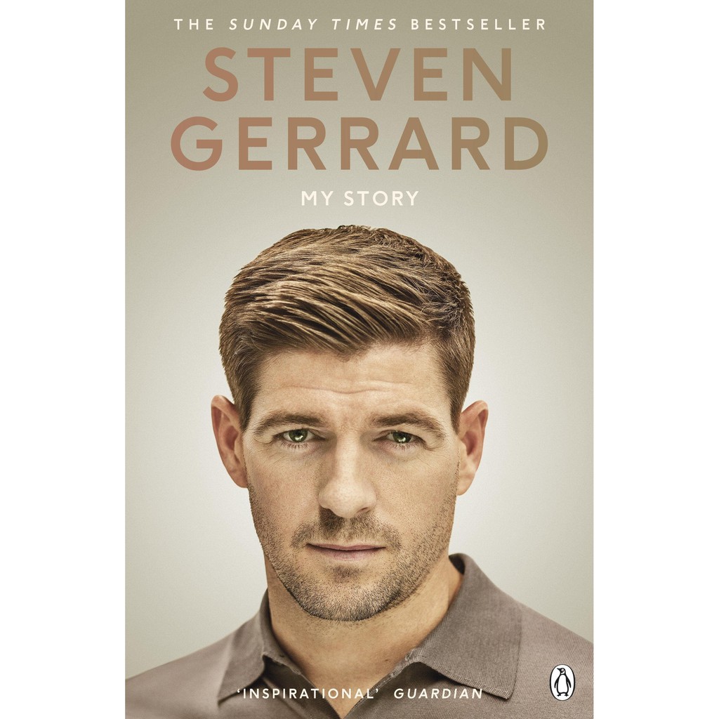 หนังสือ Steven Gerrard: My Story เวอร์ชั่นต้นฉบับ ภาษาอังกฤษพร้อมลายเซ็น