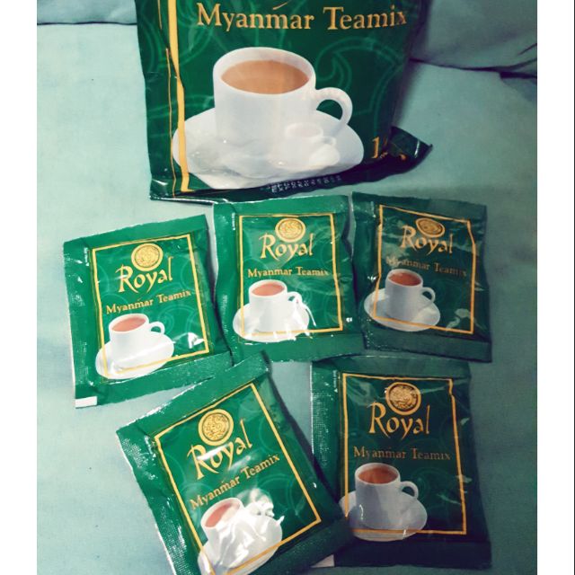 Royal Myanmar teamix ชาพม่า ชานม 3 in 1