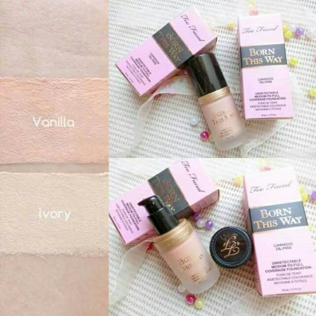 ครีมรองพื้น too faced Born This Way
