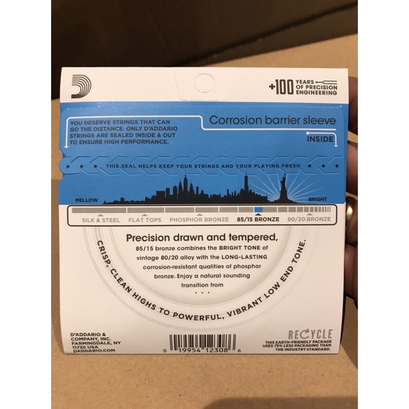 !!ของแท้ 100%สายกีต้าร์โปร่ง เบอร์10 daddario ez900 สายแท้ 100% รับประกันแท้ ถ้าปลอม ยินดีคืนเงิน โมส มิวสิค