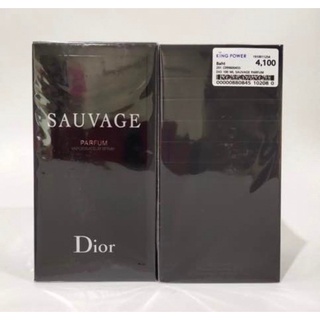 Dior sauvage parfum สินค้ามาจากคิงพาวเวอร์ รับประกันของแท้ 100% กล่องซีล+ป้ายคิงชัดเจน  ✅✅อย่าลืมกดติดตามเพื่อรับ