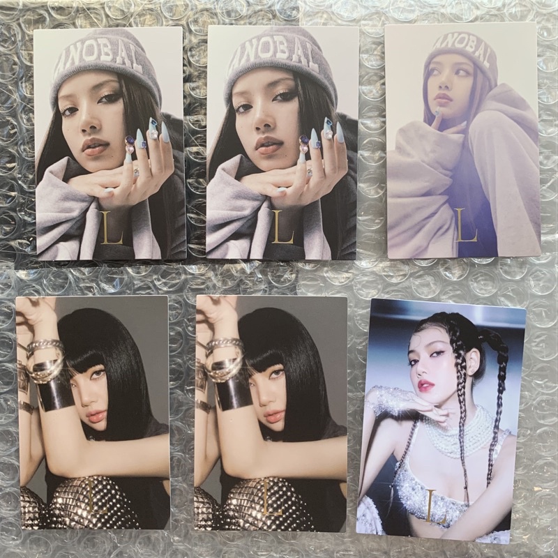 Lalisa Rare Gold Photocard การ์ดแรร์ลิซ่า
