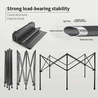 [พร้อมส่ง]DoDo โต๊ะพับได้ โต๊ะพับแคมป์ปิ้ง Folding table แบบพกพา อลูมิเนียม กลางแจ้ง ในร่ม แคมป์ปิ้งปิกนิก พกพาสะดวก