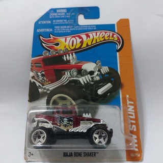 รถเหล็ก Hotwheels BAJA BONE SHAKER สีแดง (ib024)