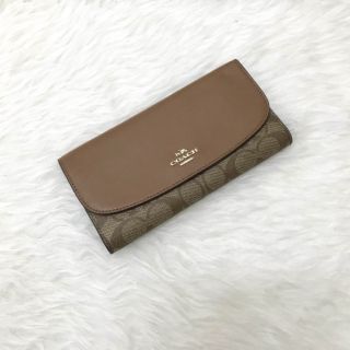 COACH F57319 CHECKBOOK WALLET IN SIGNATURE New