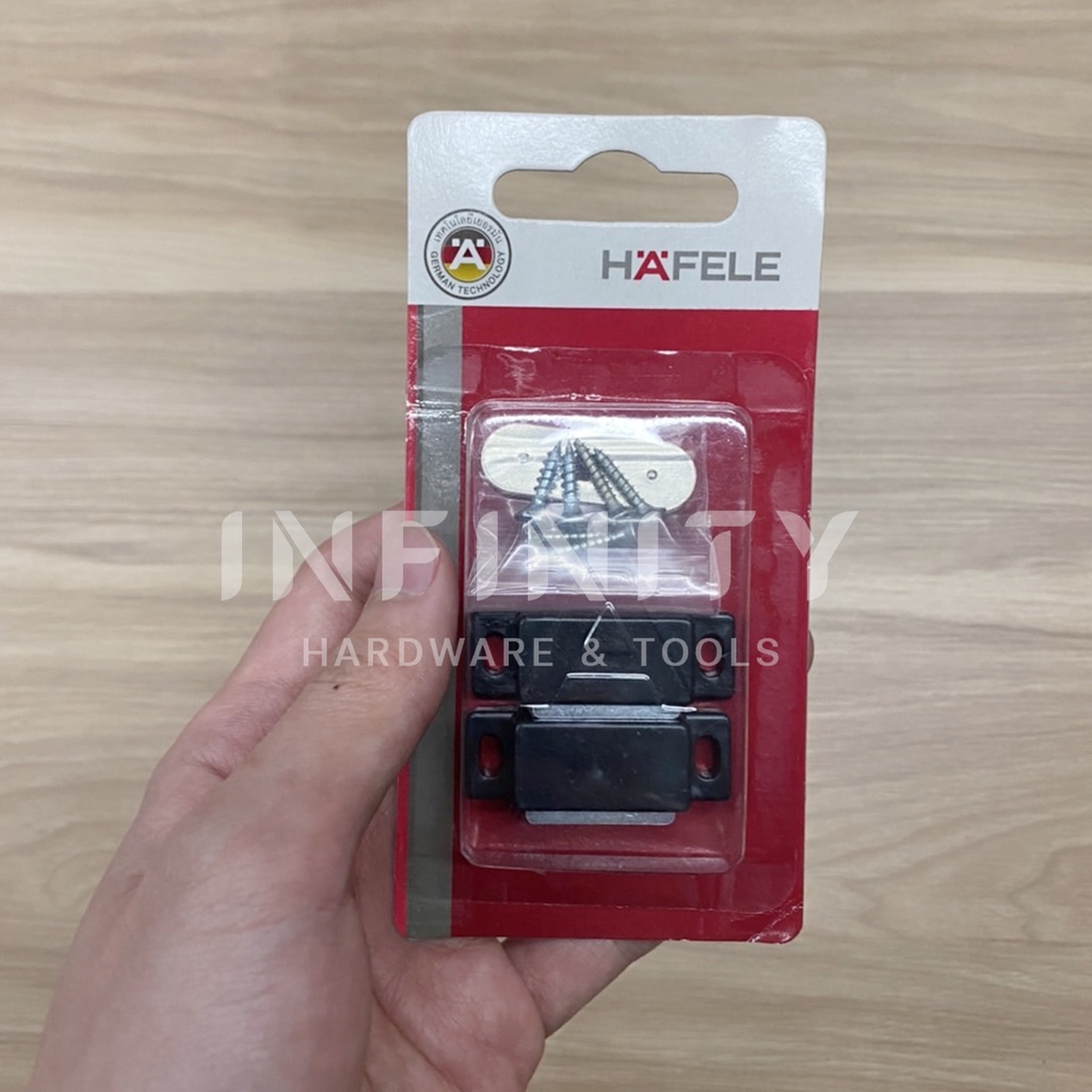 HAFELE อุปกรณ์ตัวยึดแม่เหล็ก สีดำ  รหัสสินค้า 482.02.102