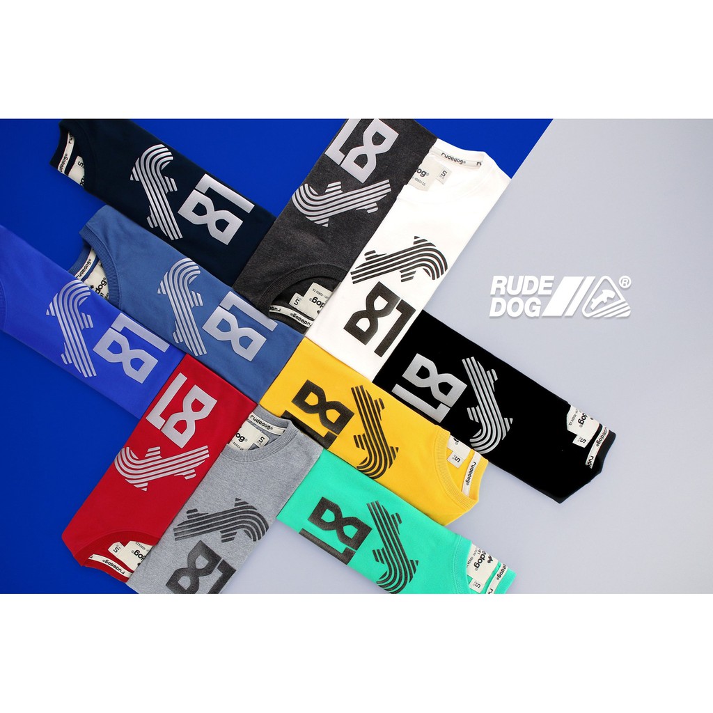 เสื้อยืดคอกลมผู้หญิง rudedog รุ่น AREA 81