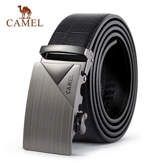 Camel เข็มขัด ชนิดหนังวัวแท้ คุณภาพสูง สำหรับผู้ชาย