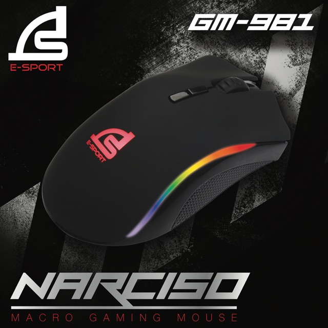 MOUSE (เม้าส์)Signo E-Sport  รุ่น GM-981 NARCISO Marco Gaming Mouse