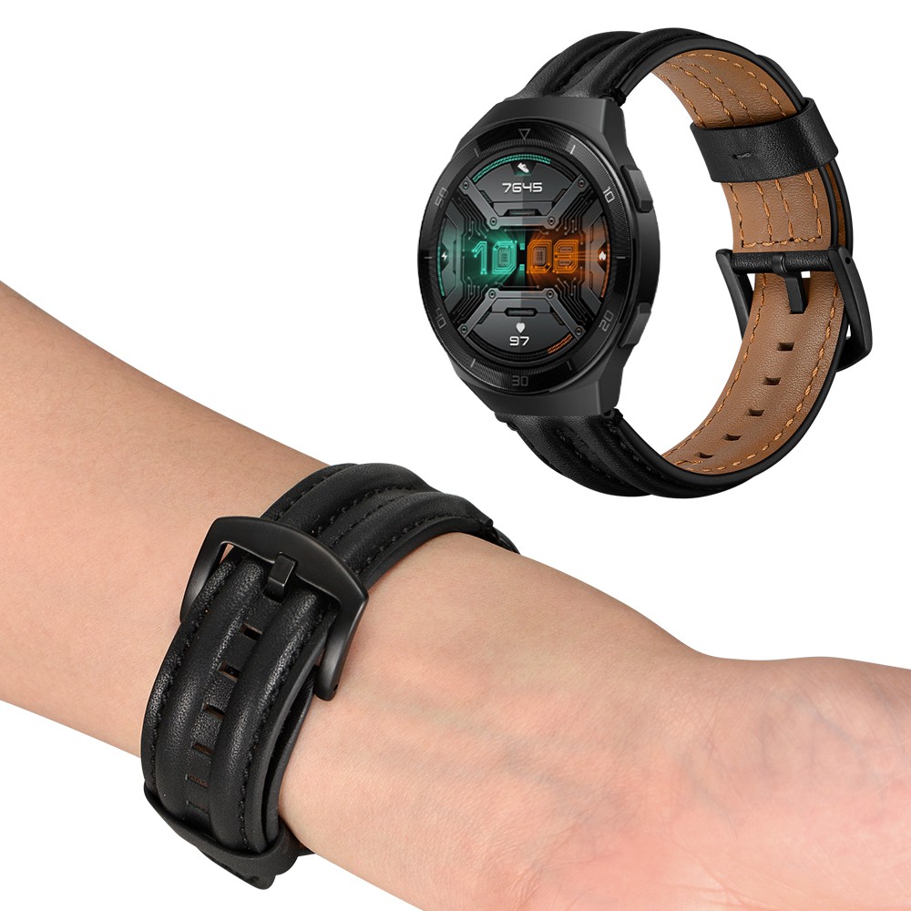 Huawei GT2E 22mm Genuine Leather Replacement Strap WatchBandVintage