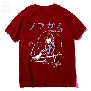 T-shirt ใหม่ เสื้อยืดผ้าฝ้าย พิมพ์ลายอนิเมะ NORAGAMI God S-5XL