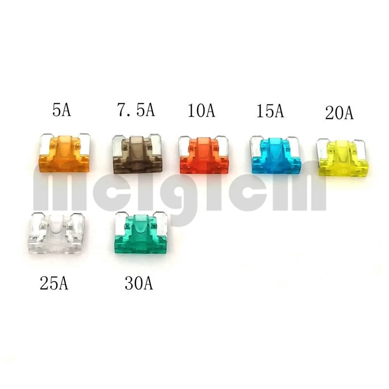 ใบมีดฟิวส์ ไมโครฟิวส์ ชนิด 2A - 30A สำหรับรถยนต์ 20 ชิ้น/ชุด