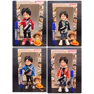 โมเดล มังกี้ ดี ลูฟี่ MONKEEY D LUFFY ( วันพีช) ความสูง 22-24cm มี 4 แบบให้เลือก ( ky/m) งานกล่อง