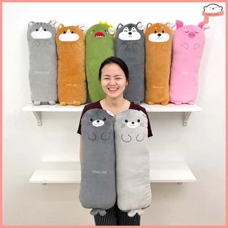 📍มี 9ลาย📍หมอนข้างหมา แมว ไดโนเสาร์ หมู ยาว 60cm