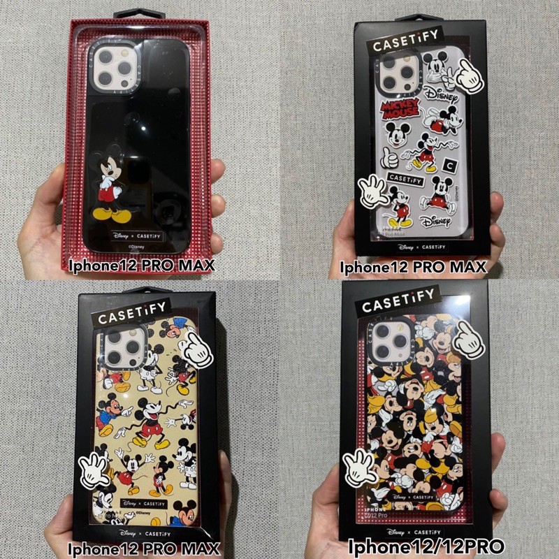 Casetify x Disney Mickey Mouse case iphone 12 pro max เคส ของแท้ ส่งฟรีEMS ทั้งร้านnew