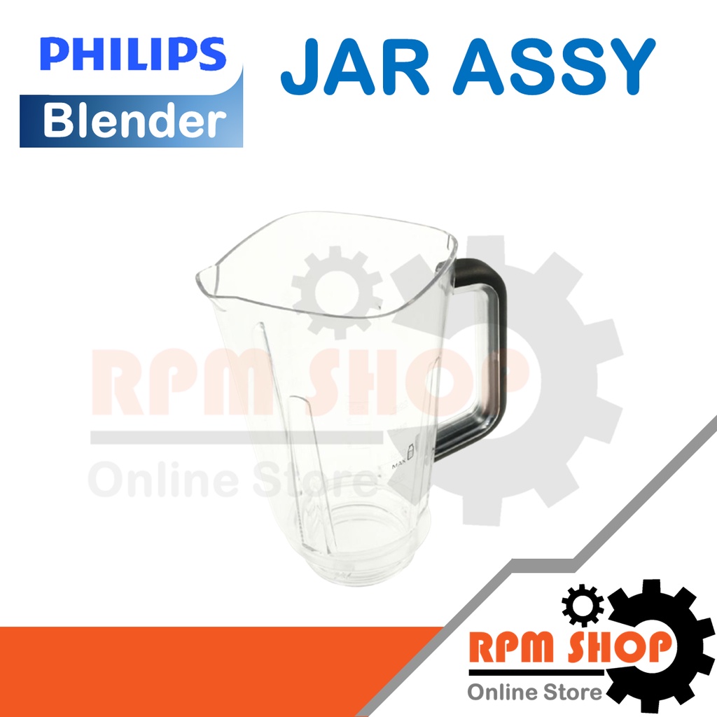 JAR ASSY โถปั่นอะไหล่แท้สำหรับเครื่องปั่น PHILIPS รุ่น HR3752 (996510079455)