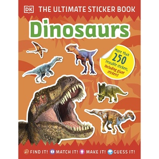 Ultimate Sticker Book Dinosaurs หนังสือภาษาอังกฤษ พร้อมส่ง