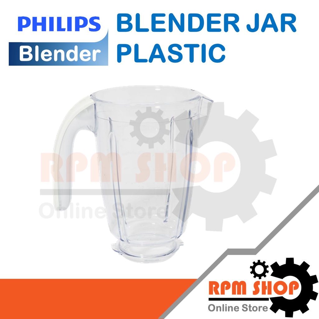 Blender Jar Plastic โถปั่นน้ำพลาสติกPHILIPS อะไหล่แท้สำหรับPHILIPS รุ่นHR2115,2116,2117,2118และ2120 