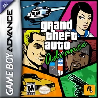 ตลับ GBA Grand Theft Auto Advance ตลับ  GBA เป็นตลับผลิตใหม่ ตลับ GTA