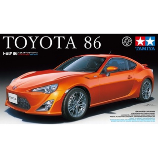 💥ใส่โค้ดลดเพิ่ม 20฿💥🏆 TAMIYA 24323 ชุดประกอบจำลองมาตราส่วน 1:24 TOYOTA 86 โมเดลประกอบ ต้องไปสร้างและทำสีเอง