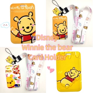 [พร้อมส่ง]Disney Winnie the Bear ป้ายห้อยคอ ป้ายคล้องคอใส่บัตร บัตรพนักงาน ป้ายห้อยบัตร สายคล้องคอบัตรพนักงาน สายคล้องบัตร