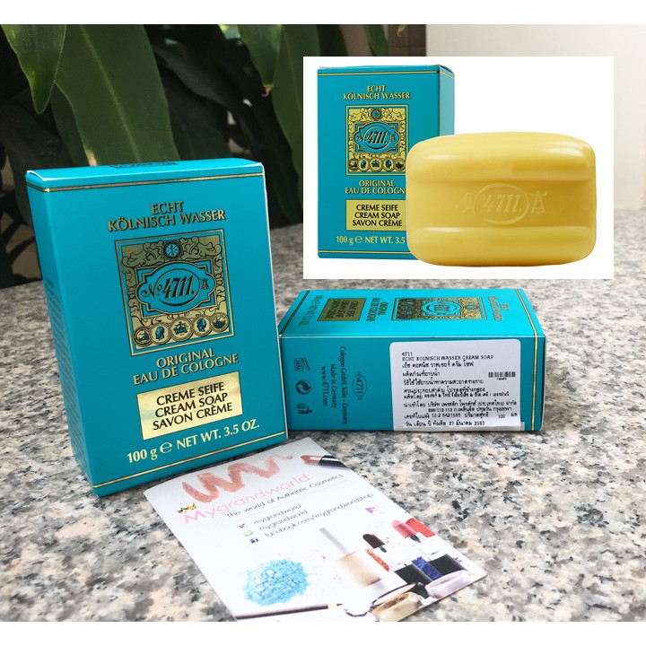 4711 ORIGINAL EAU DE COLOGNE CREAM SEIFE CREAM SOAP Shopee Thailand
