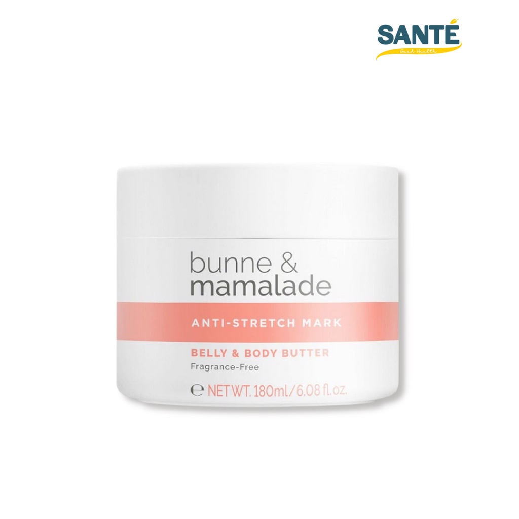 Bunne&Mamalade Belly & Body Butter ครีมบำรุงผิวหน้าท้อง ป้องกันรอยแตก ขนาด 180 ml.