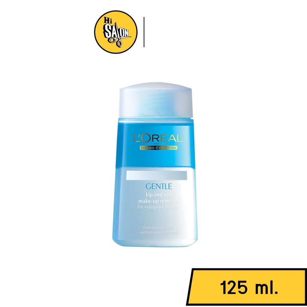 L'oreal Gentle Lip & Eye Make-Up Remover 125ml ลอริอัล รีมูฟเวอร์ ออย ล้างเครื่องสำอางค์ เช็ดตา ทำคว