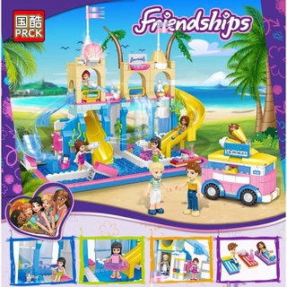 ProudNada Toys ของเล่นเด็ก ตัวต่อ เฟรน ผู้หญิง สไลเดอร์ PRCK FRIENDSHIPS 603 PCS 67032