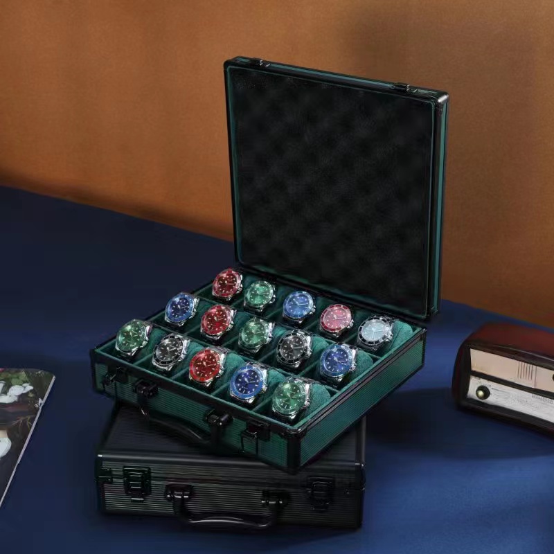*พร้อมส่ง*กล่องนาฬิกา 15 เรือน กล่องเหล็กเกรดพรีเมี่ยม Watch Box กล่องใส่นาฬิกา