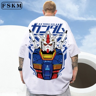 M - 8XL เสื้อยืดคอกลม ทรงหลวม พิมพ์ลายการ์ตูนอนิเมะ Lelaki ขนาดใหญ่ สีขาว แฟชั่นฤดูร้อน สําหรับผู้ชาย ไซซ์