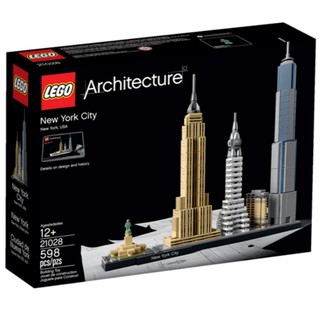 Lego 21028 New York City Architecture ของใหม่ ของแท้ (กล่องมีคราบและรอย)