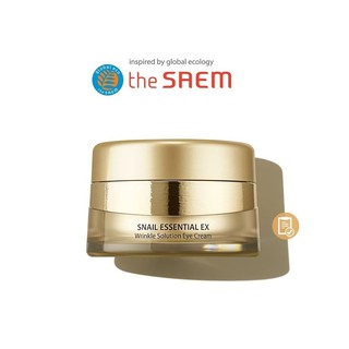 [THE SAEM] Snail Essential EX Wrinkle Solution Eye Cream 30ml  อายครีมหอยทาก เอสเซนเชียล สินค้าเกาหลีแท้ๆส่งตรงจากเกาหลี