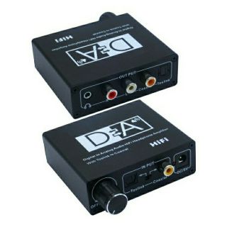 Coaxial Digital to Analog RCA 3.5 mm Audio HiFi