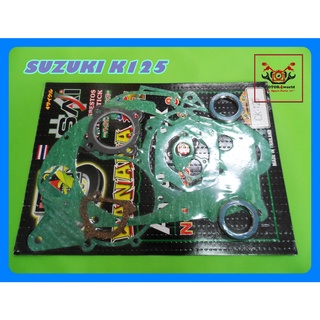 SUZUKI K125 ENGINE GASKET COMPLETE SET "NON ASBESTOS" // ปะเก็นเครื่อง ไม่มีส่วนประกอบของแร่ใยหิน