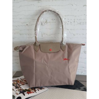 Longchamp Pliage club ปักม้า