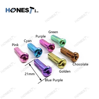 Honesti22 Gr5 titanium alloy Spoke nuts dressup nut Motorcycle modification.