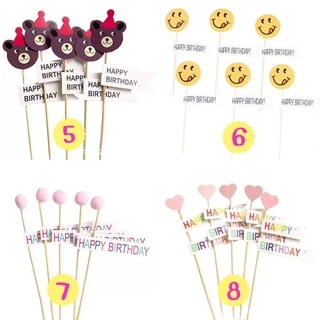 ป้ายตกแต่งเค้กน่ารัก🎂 มินิมอล ราคาถูกพร้อมส่งจากไทย🇹🇭 มีหลายแบบ🤩✨