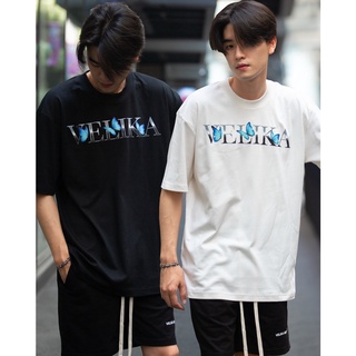 เสื้อยืดโอเวอร์ไซส์Junmam เสื้อยืด โอเวอร์ไซซ์ ลายปลาคราฟ V | VelikaS-3XL