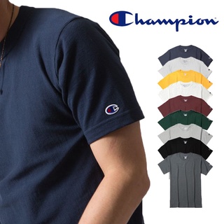 Champion ของแท้ เสื้อยืดคอกลม แขนสั้น ไม่มีป้ายแท็ก T425 หลากสี สําหรับผู้ชาย และผู้หญิง