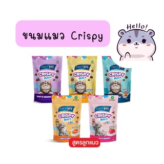 ขนมแมว คริสปี้ไบทส์ แค็ทเอ็นจอย Cat N Joy Crispy Bites 60 g.