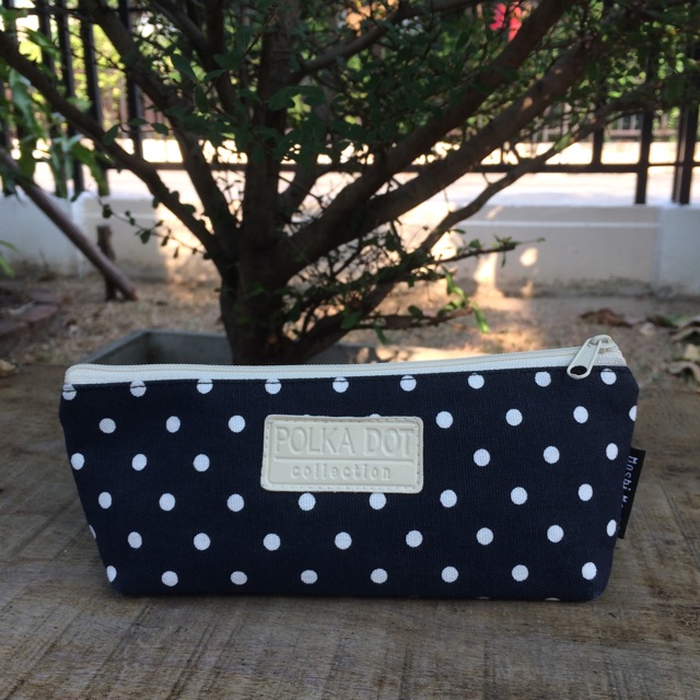 กระเป๋าดินสอ polkadot ของ moshimoshi