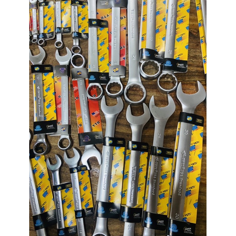 YETI ประแจ​ แหวนข้าง ปาก​ตาย​ข้าง​ USA ขายแยกชิ้น​ เบอร์​ 7mm​ถึง​ 32mm - รูปที่ 3