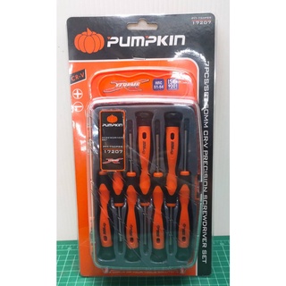 [พร้อมส่ง]PUMPKIN ชุดไขควงเหล็ก ชุดไขควง